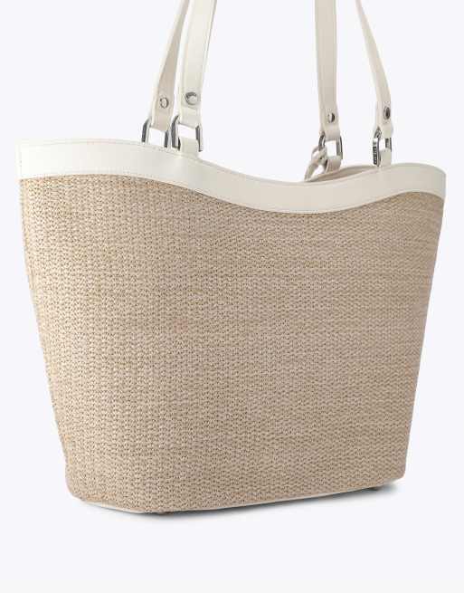 Carvela Marina starfish tote in silver, 3 of 4