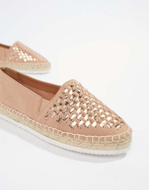 Carvela mast cheap leather espadrilles