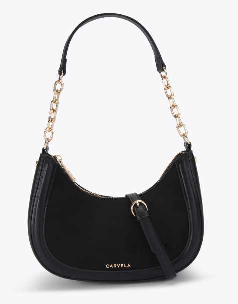 Carvela Minori scoop shoulder bag in black - view 1