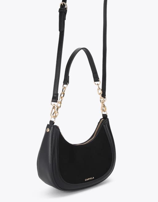 Carvela Minori scoop shoulder bag in black, 2 of 4