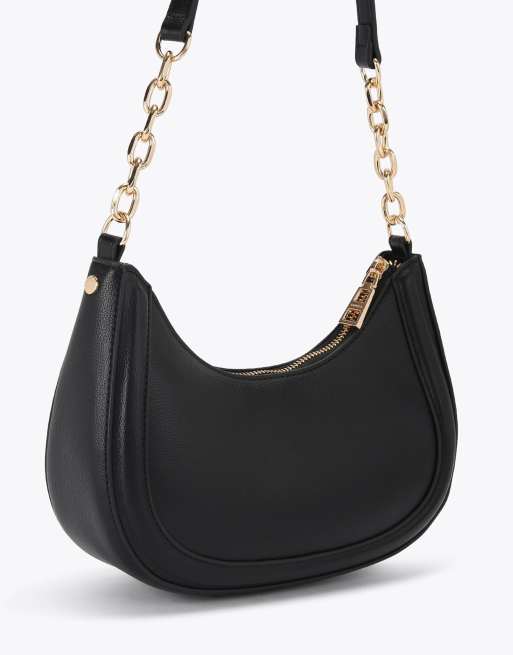 Carvela Minori scoop shoulder bag in black, 3 of 4