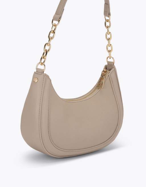 Carvela Minori scoop shoulder bag in taupe, 3 of 4