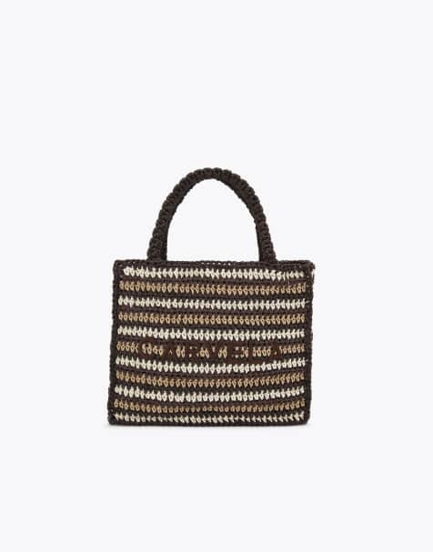 Carvela Nola crochet tote in brown other - view 1