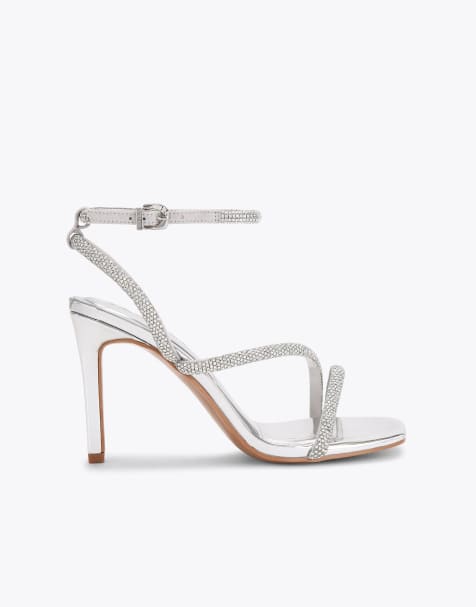 Carvela Paparazzi heeled sandals in silver - view 1