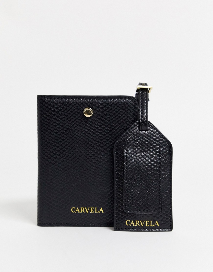 Carvela - Paspoorthouder in zwart