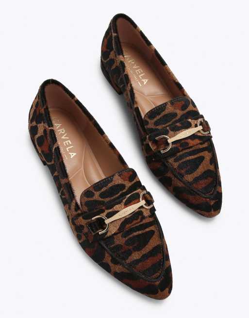 Carvela Passo flat shoes in dark brown combination, 2 of 4