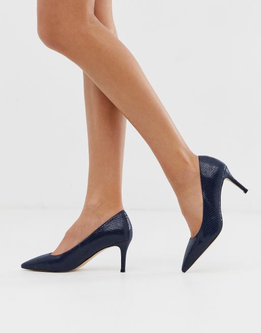 Carvela sales navy heels