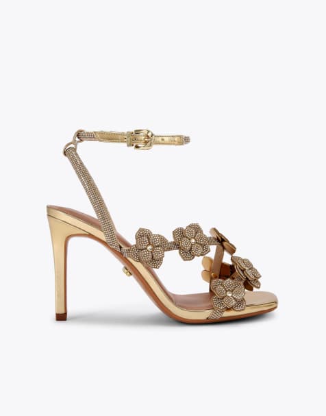 Carvela Petalo sandal heeled sandals in gold - view 1