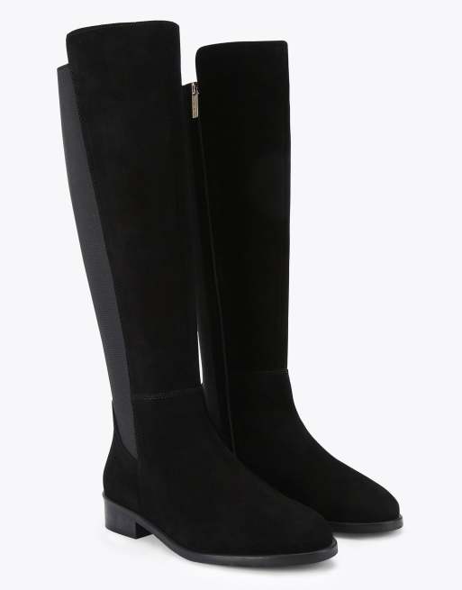 Carvela Pienza 5050 knee boots in black combination, 2 of 4