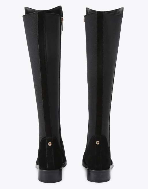 Carvela Pienza 5050 knee boots in black combination, 3 of 4