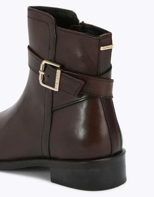 Carvela Pienza boot low ankle boots in brown, 3 of 4