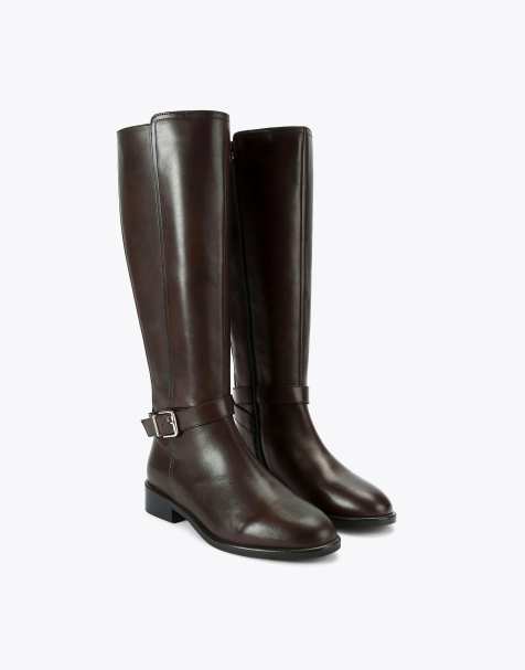 Carvela Pienza riding boot knee boots in brown - view 1