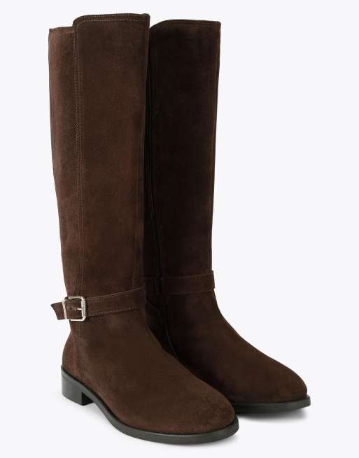 Carvela Pienza riding boot knee boots in brown, 2 of 4