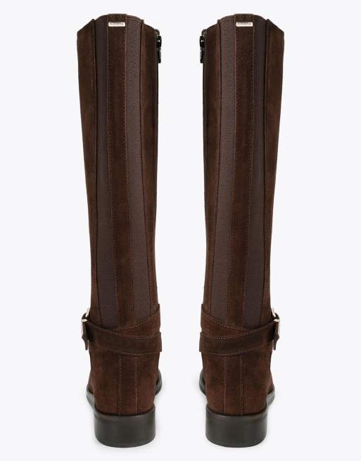 Carvela Pienza riding boot knee boots in brown, 3 of 4