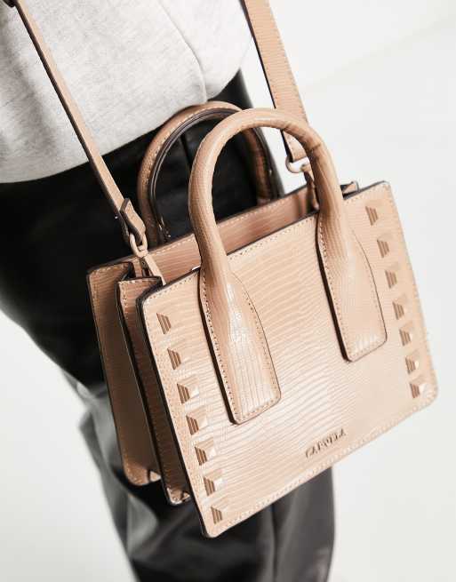 Carvela mini discount hex buckle tote