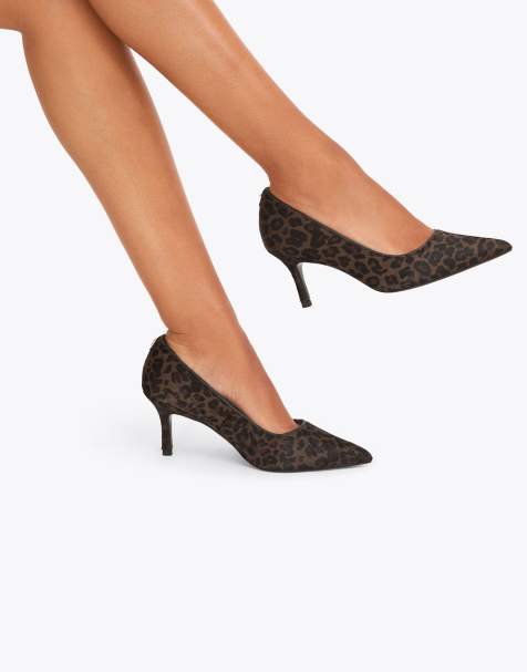 Carvela Pompeii court heeled shoes in black brown - view 1