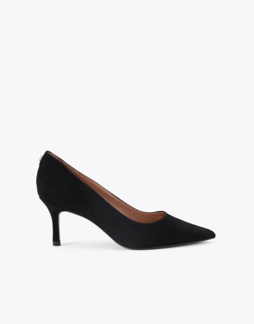 Carvela Pompeii court heeled shoes in black