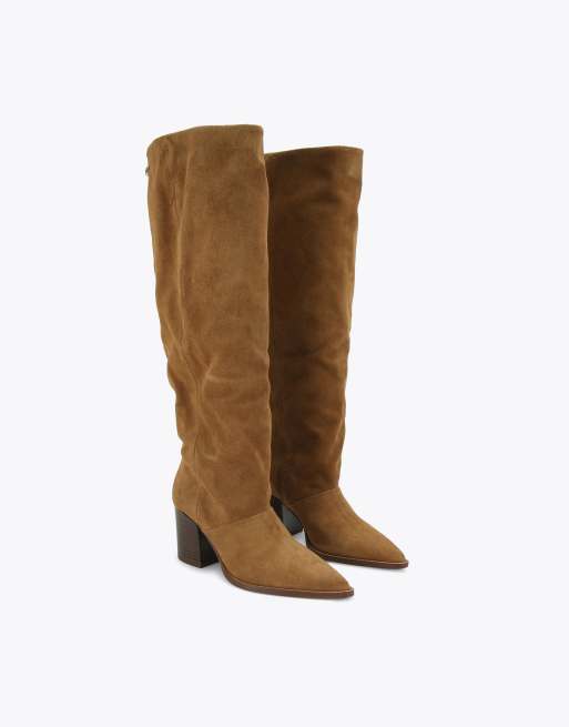 Carvela Reina knee boots in tan, 3 of 4