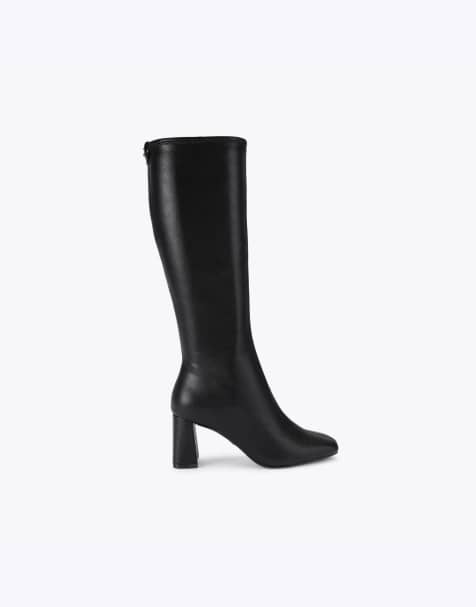 Carvela Rometta high leg knee boots in black - view 1