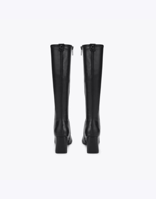 Carvela Rometta high leg knee boots in black, 3 of 4