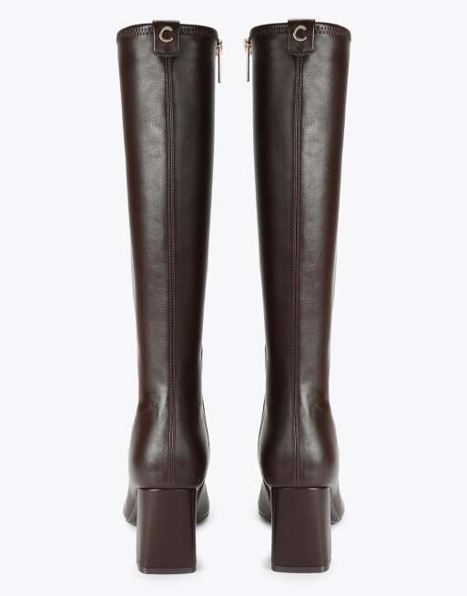 Carvela Rometta high leg knee boots in brown, 3 of 4