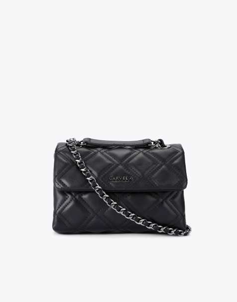 Carvela Rosa chain shoulder bag in black - view 1