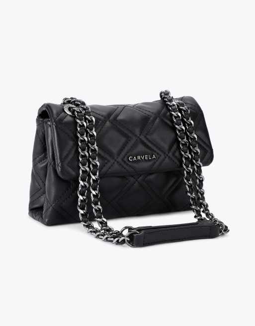 Carvela Rosa chain shoulder bag in black, 2 of 4