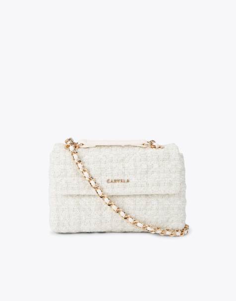 Carvela Rosa chain shoulder bag in bone combination - view 1