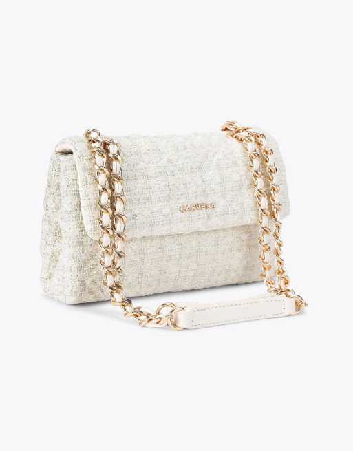 Carvela Rosa chain shoulder bag in bone combination, 3 of 4