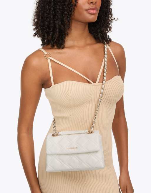 Carvela Rosa chain shoulder bag in bone, 4 of 4