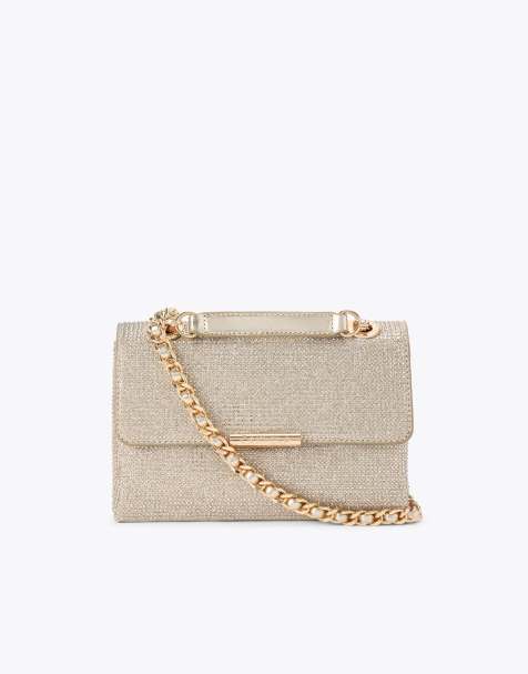 Carvela Rosa chain shoulder bag in gold - view 1