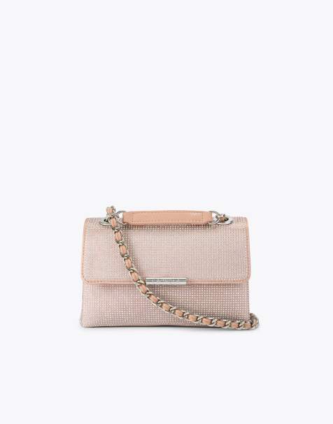 Carvela Rosa chain shoulder bag in pink combination - view 1