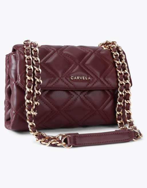 Carvela Rosa chain shoulder bag in red dark, 2 of 4