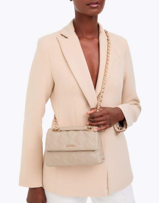 Carvela Rosa chain shoulder bag in taupe, 4 of 4
