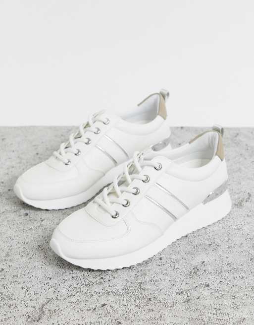 Carvela runner sneaker in white