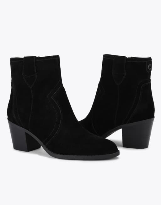 Carvela Salvetti low ankle boots in black, 4 of 4