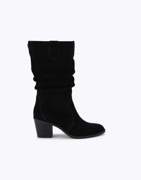 Carvela Salvetti slouch knee boots in black - view 1