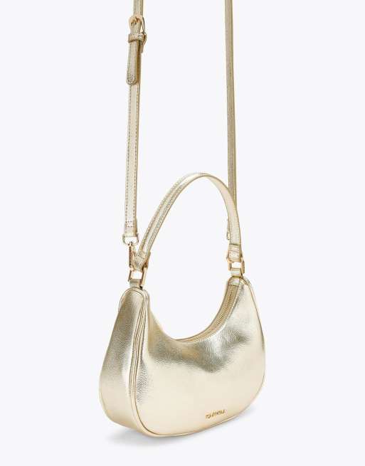 Carvela Scoop shoulder bag in gold, 2 of 4