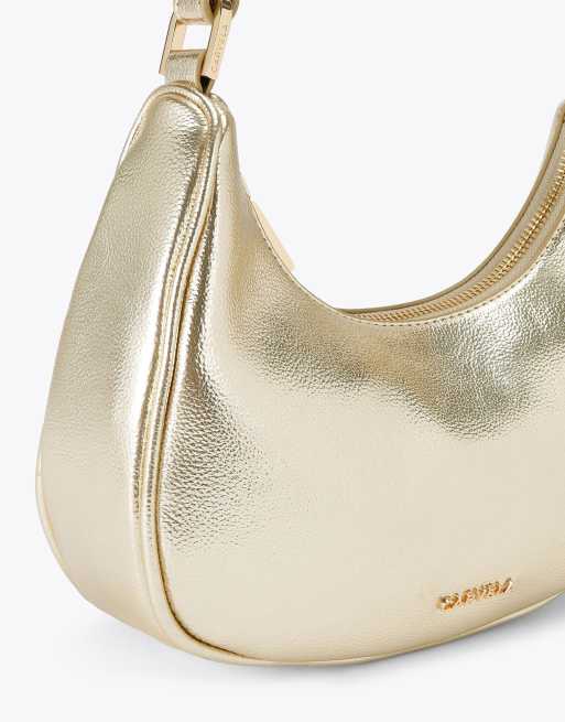 Carvela Scoop shoulder bag in gold, 4 of 4
