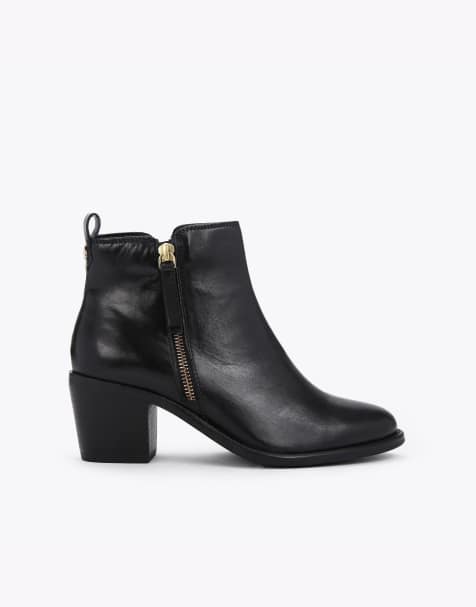 Carvela Secil wide fit mid ankle boots in black - view 1