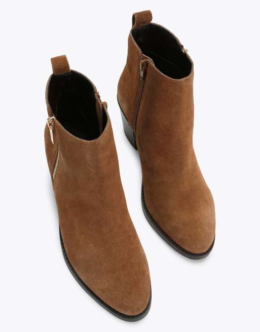 Carvela Secilly low ankle boots in tan, 2 of 4