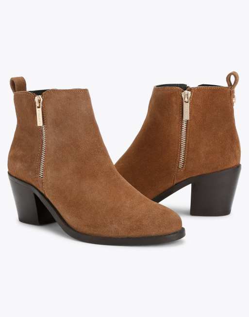 Carvela Secilly low ankle boots in tan, 4 of 4