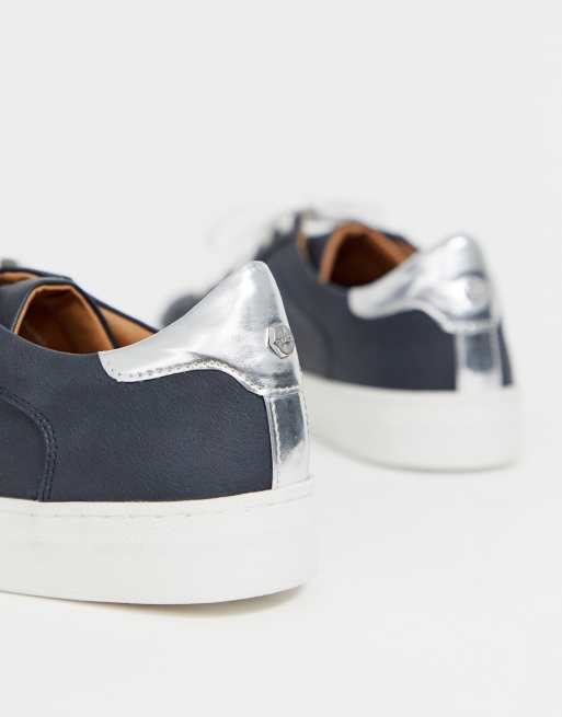 Navy on sale carvela trainers