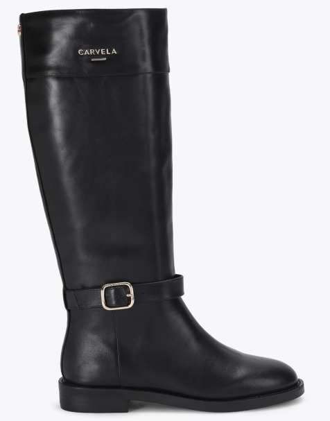 Carvela Silvare riding boot knee boots in black - view 1