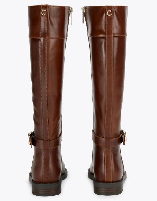 Carvela Silvare riding boot knee boots in brown, 3 of 4