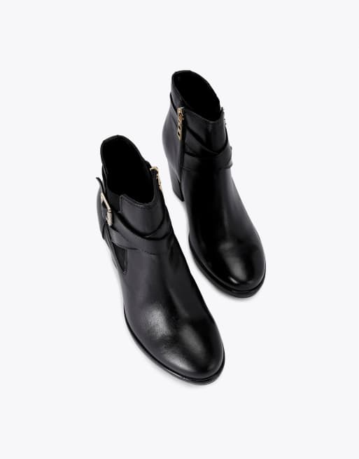 Carvela Silver 2 mid ankle boots in black leather, 2 of 4