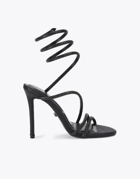 Carvela Spiral 105 heeled sandals in black - view 1