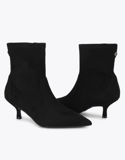 Carvela Spirit 60 low ankle boots in black, 4 of 4