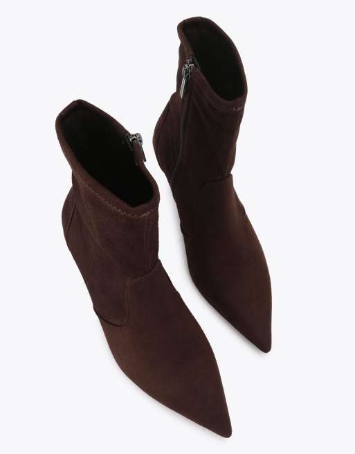 Carvela Spirit 60 low ankle boots in brown, 2 of 4