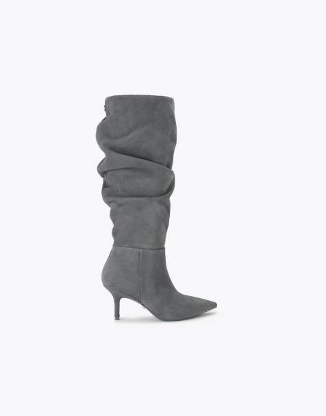 Carvela Spirit slouch boot knee boots in grey - view 1